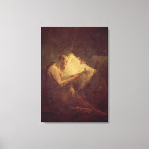 Pythagoras (6e eeuw voor Christus) (olie op doek) Canvas Afdruk