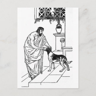 Pythagoras met Dog Briefkaart