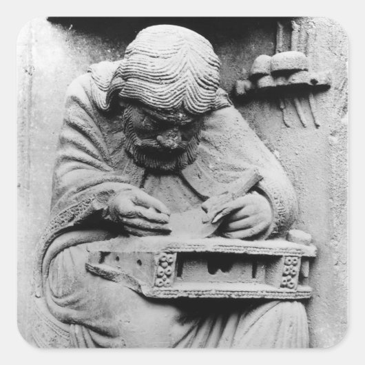 Pythagoras Vierkante Sticker (Voorkant)