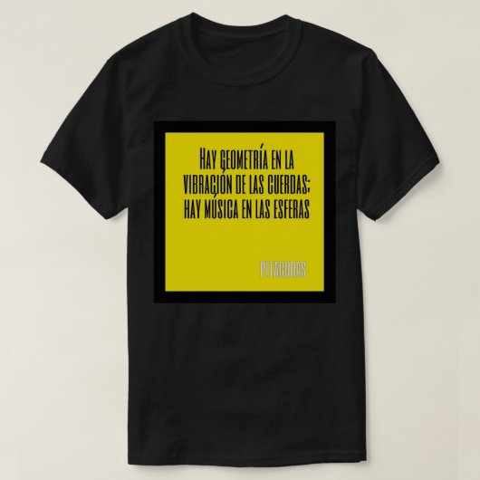 Pythagoras Wenskaart T-shirt (Design voorkant)
