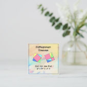 Pythagore Theorem Math Tutor Carte de visite (Debout devant)