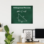 Pythagoreaanse Theorem Poster * UPDATED * (Thuiskantoor)