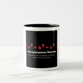 Pythagorean Theorem Coffee Mok (Center)
