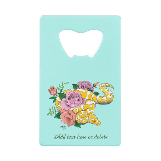 Python albino (Devant)