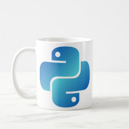 Python blue logo koffiemok