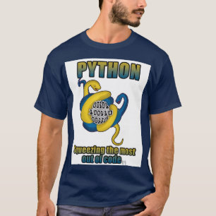 Python: De meeste uit de code knijpen T-shirt