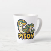 Python en een beetje python latte mok (Rechterhoek)