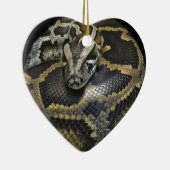 "Python"-geschenken en -producten Keramisch Ornament (Rechts)