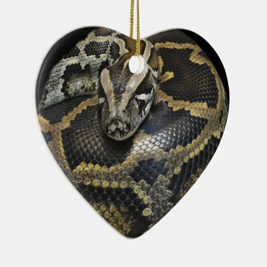"Python"-geschenken en -producten Keramisch Ornament (Rechts)