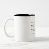 Python grappige Coffee-Mok voor ontwikkelaar Tweekleurige Koffiemok (Links)