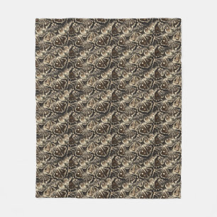 Python Huid Fleece Deken