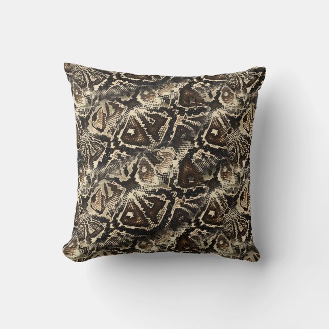 Python Huid Kussen (Voorkant)