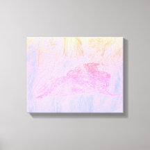 Python in Mist Canvas Print