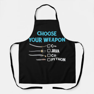 Python Kies je wapen Grappige Computer Science P Schort