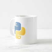 Python-logo Koffiemok (Voorkant links)
