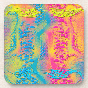 PYTHON - modern decoratief fractal - Bier Onderzetter