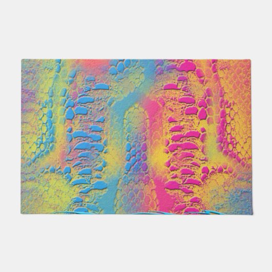 PYTHON - modern decoratief fractal - Deurmat (Voorkant)