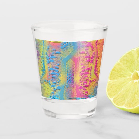 PYTHON - modern decoratief fractal - Shot Glas (Voorkant)