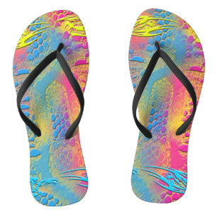 PYTHON - modern decoratief fractal - Teenslippers
