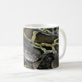 Python molurus bivittatus koffiemok (Voorkant rechts)