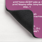 Python morning_routine() Muismat – Codaar Geschenk (Hoek)