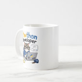 Python-ontwikkelaar Koffiemok (Voorkant links)