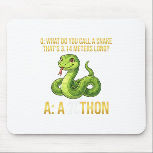 Python Pithon Pi-dag symbool Grappige wiskundelera Muismat