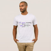 Python-programma: Laten we vrienden zijn T-shirt (Voorkant volledig)