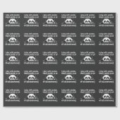 Python Programmer IT Nerd Panda Programming Humor Cadeaupapier (Vlak)