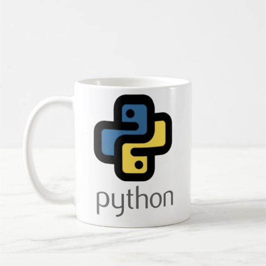 Python programmeren koffiemok (Links)