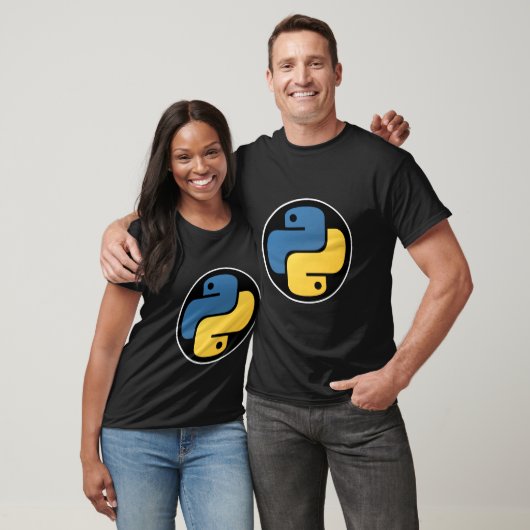 Python programmeren t-shirt (Unisex)