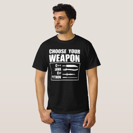 Python Programming, Programmer, Coder T-shirt (Voorkant volledig)