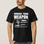 Python Programming, Programmer, Coder T-shirt (Voorkant)