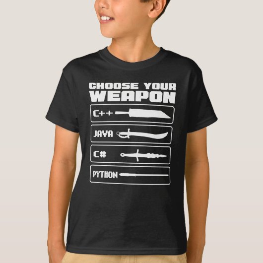 Python Programming, Programmer, Coder T-shirt (Voorkant)