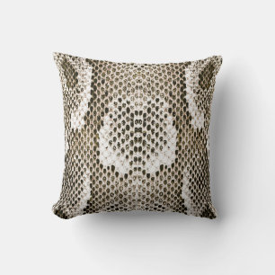 Python Skin: Dierlijk Patroon Ontwerp Kussen