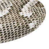 Python Skin: Dierlijk Patroon Ontwerp Snijplank (Hoek)