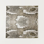 Python Skin: Dierlijk Patroon Ontwerp Wandkleed (Voorkant (horizontaal))