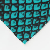 Python Skin: Slangenpatroon ontwerp Fleece Deken (Hoek)