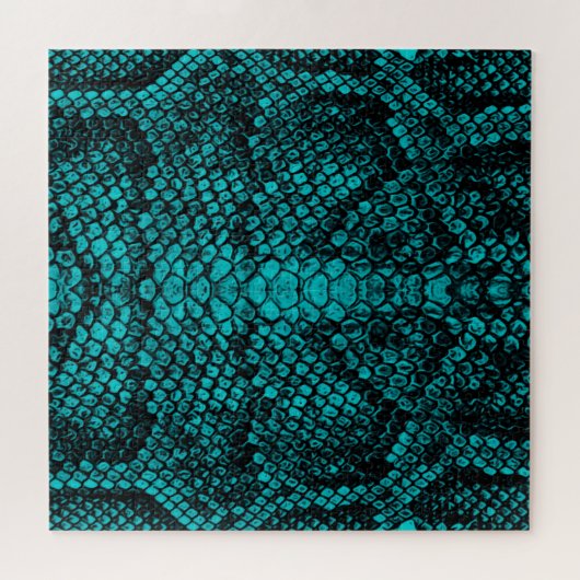 Python Skin: Slangenpatroon ontwerp Legpuzzel (Horizontaal)