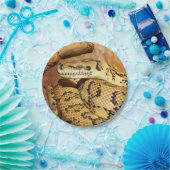 Python slang papieren bordje (Feest)