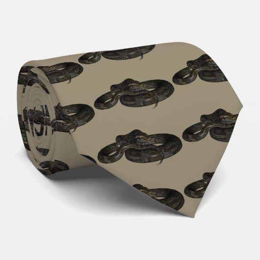 Python, slang Stropdas (Opgerold)