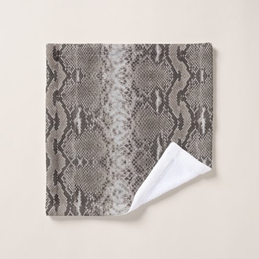 Python Slangenhuid Dierenprint Bad Handdoek (Wasdoekje)