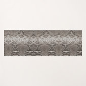 Python Slangenhuid Dierenprint Yogamat (Voorkant (horizontaal))