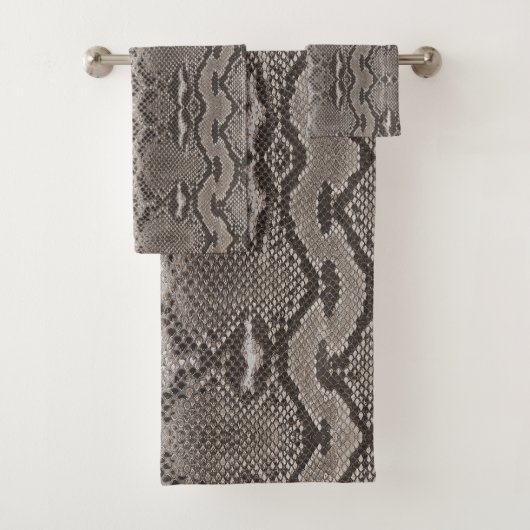 Python Snake Skin Animal Print Bad Handdoek (Insitu)