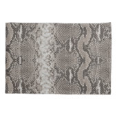 Python Snake Skin Animal Print Kussensloop (Achterkant)