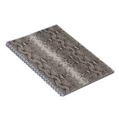 Python Snake Skin Animal Print Notitieboek (Rechterzijde)