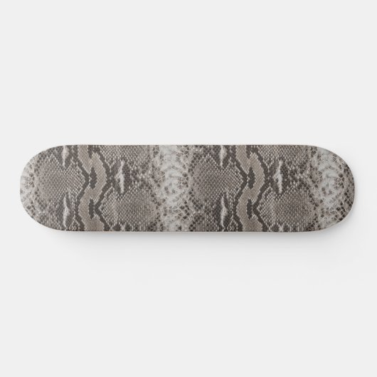 Python Snake Skin Animal Print Skateboard (Horizontaal)
