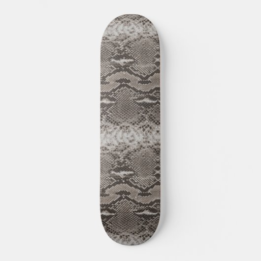 Python Snake Skin Animal Print Skateboard (Voorkant)