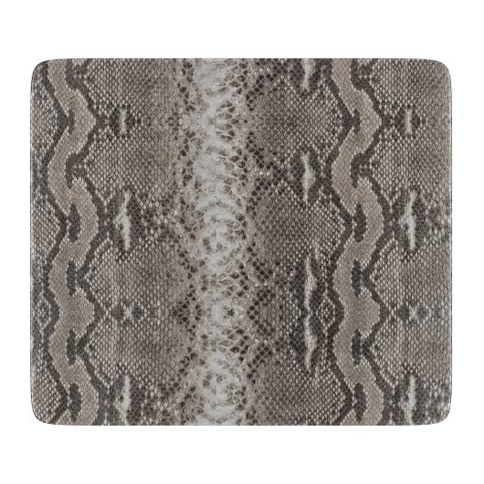 Python Snake Skin Animal Print Snijplank (Voorkant)