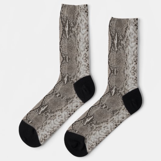 Python Snake Skin Animal Print Sokken (Links)